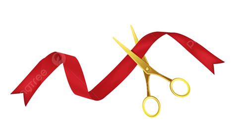 grand opening scissors and ribbon